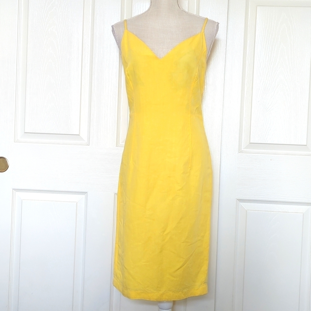 Kenzo Limone Yellow Sleeveless Dress - Picture 4 of 13